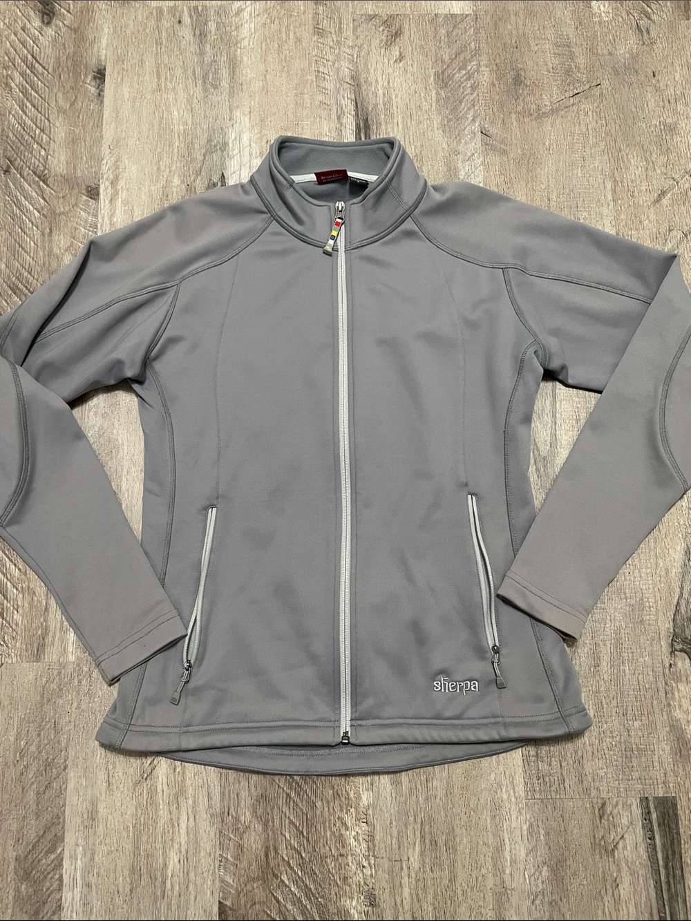 Sherpa Women's Gray Full-Zip Utility Jacket